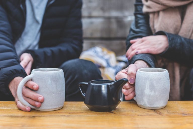 Types of Grace over coffee
