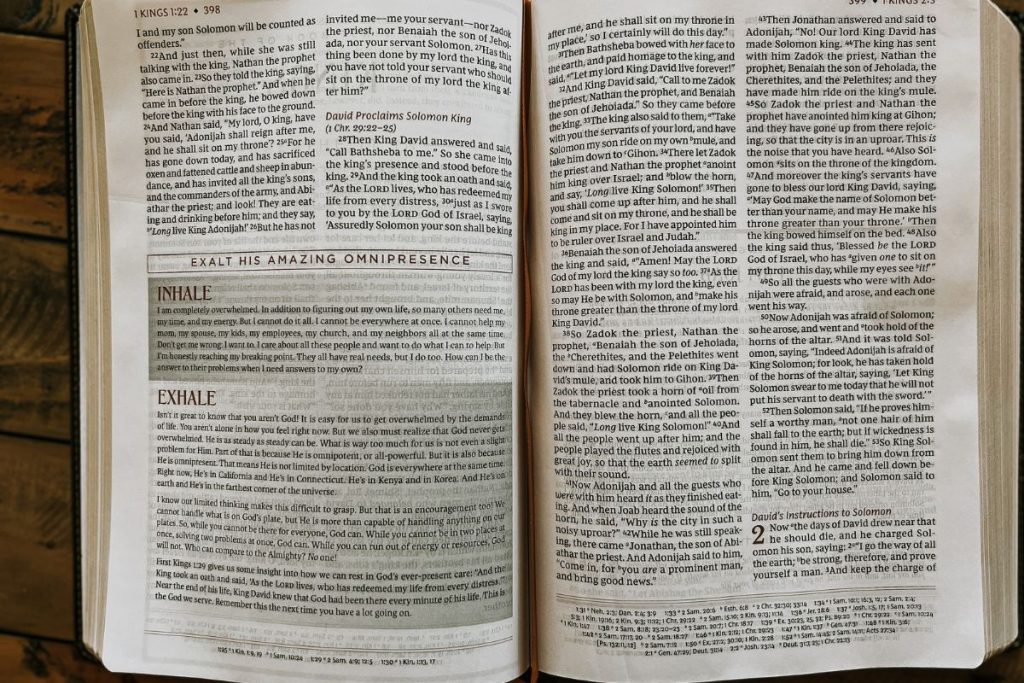 The Breathe Life Bible Inhale Exhale