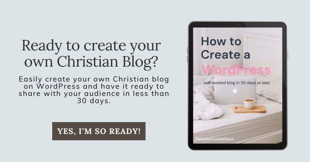 how to start a christian blog