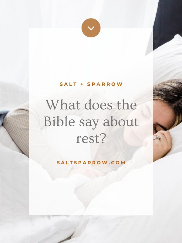 what does the bible say about rest