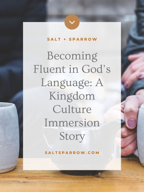 Becoming Fluent in God’s Language: A Kingdom Culture Immersion Story