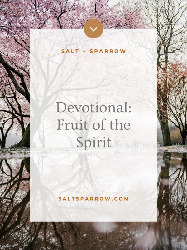 devotional: fruit of the spirit