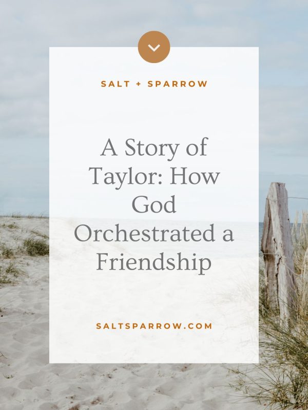 Taylor: How God Orchestrated a Friendship