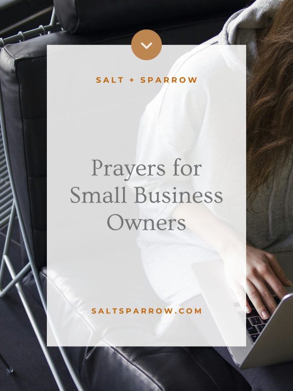 prayers for small business owners